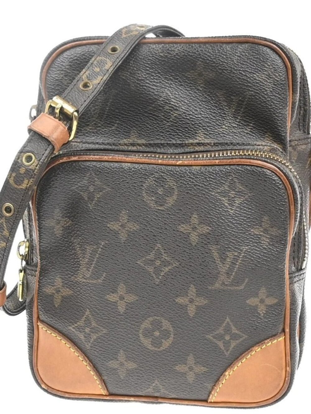 LOUIS VUITTON Amazon Crossbody Shoulder Bag Monogram Leather BN M45236 30KD040